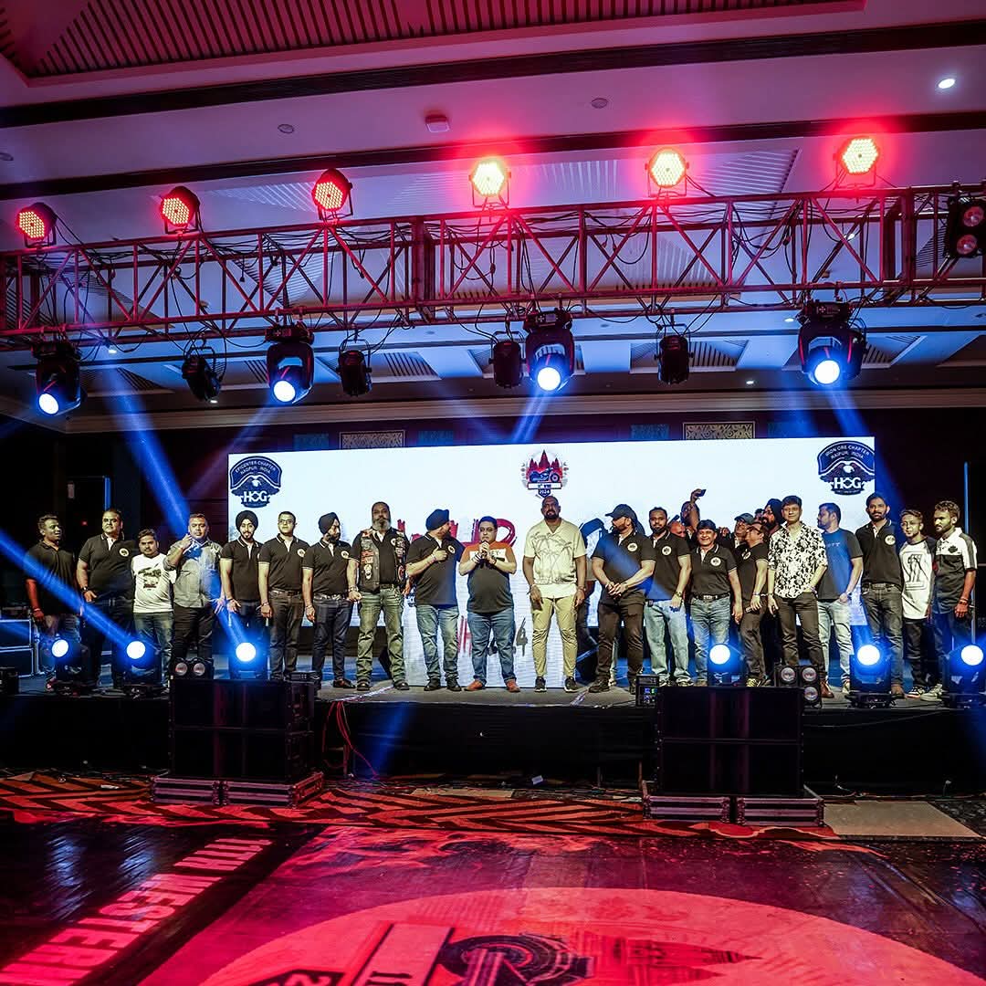 Western H.O.G. Ride stage in Khajuraho